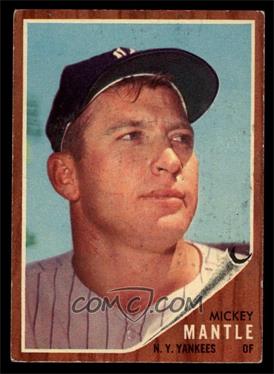 1962 Topps - [Base] #200 - Mickey Mantle [VG EX]