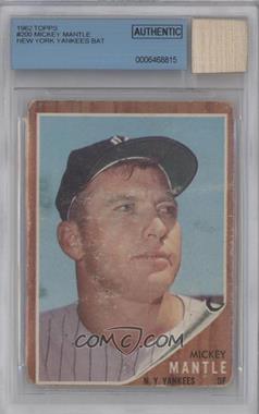 1962 Topps - [Base] #200 - Mickey Mantle [BGS Authentic]