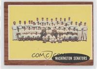 Washington Senators Team [Noted]