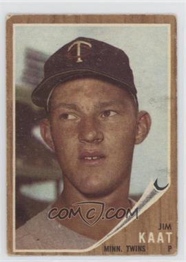 1962 Topps - [Base] #21 - Jim Kaat [Good to VG‑EX]