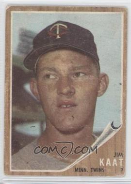 1962 Topps - [Base] #21 - Jim Kaat [Good to VG‑EX]