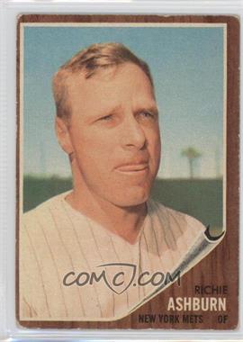 1962 Topps - [Base] #213 - Richie Ashburn [Good to VG‑EX]