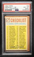 Checklist - 1st Series (121 - 176 on Back) [PSA 8 NM‑MT (M…