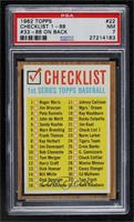 Checklist - 1st Series (33 - 88 on Back) [PSA 7 NM]