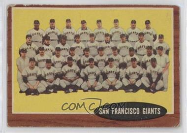 1962 Topps - [Base] #226 - San Francisco Giants Team [Good to VG‑EX]