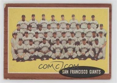 1962 Topps - [Base] #226 - San Francisco Giants Team [Good to VG‑EX]