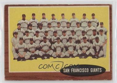 1962 Topps - [Base] #226 - San Francisco Giants Team [Good to VG‑EX]