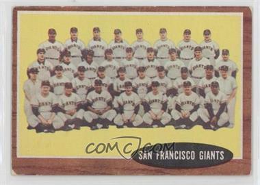 1962 Topps - [Base] #226 - San Francisco Giants Team [Good to VG‑EX]