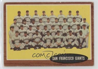 1962 Topps - [Base] #226 - San Francisco Giants Team [Good to VG‑EX]