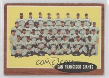 1962 Topps - [Base] #226 - San Francisco Giants Team [Good to VG‑EX]