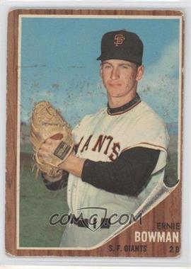 1962 Topps - [Base] #231 - Ernie Bowman [Good to VG‑EX]