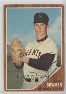 1962 Topps - [Base] #231 - Ernie Bowman [Good to VG‑EX]