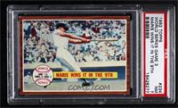 World Series - Game #3, Maris Wins it in the 9th (Roger Maris) [PSA 7 …