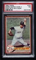 World Series - Game #4, Ford Sets New Mark (Whitey Ford) [PSA 7 NM]