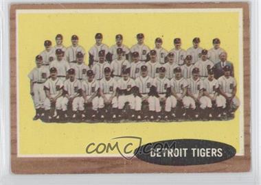 1962 Topps - [Base] #24 - Detroit Tigers Team