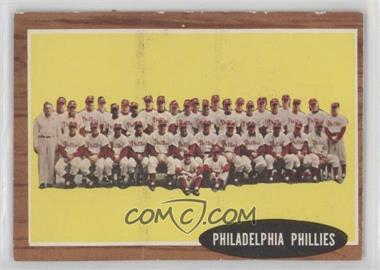 1962 Topps - [Base] #294 - Philadelphia Phillies Team [COMC RCR Poor]