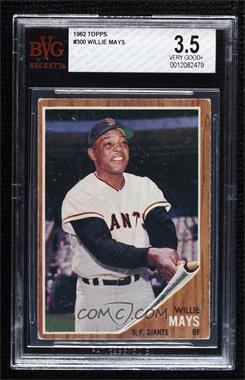 1962 Topps - [Base] #300 - Willie Mays [BVG 3.5 VERY GOOD+]