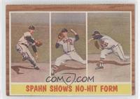 Spahn Shows No-Hit Form (Warren Spahn) [Noted]