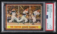 The Switch Hitter Connects (Mickey Mantle) [PSA 6 EX‑MT]