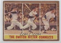 The Switch Hitter Connects (Mickey Mantle) [Poor to Fair]