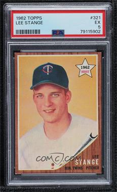 1962 Topps - [Base] #321 - Lee Stange [PSA 5 EX]