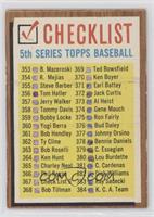 Checklist - 5th Series [COMC RCR Poor]