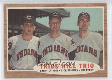 1962 Topps - [Base] #37 - Tribe Hill Trio - Barry Latman, Dick Stigman, Jim Perry