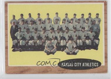 1962 Topps - [Base] #384 - Kansas City Athletics Team