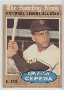 1962 Topps - [Base] #390 - Orlando Cepeda (All-Star) [Good to VG‑EX]