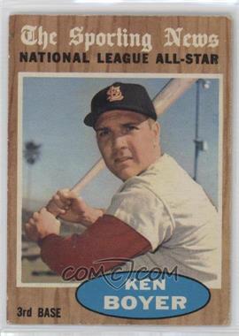 1962 Topps - [Base] #392 - Ken Boyer (All-Star)