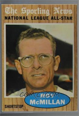 1962 Topps - [Base] #393 - Roy McMillan (All-Star) [Altered]