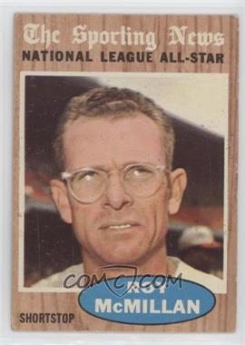 1962 Topps - [Base] #393 - Roy McMillan (All-Star) [Good to VG‑EX]