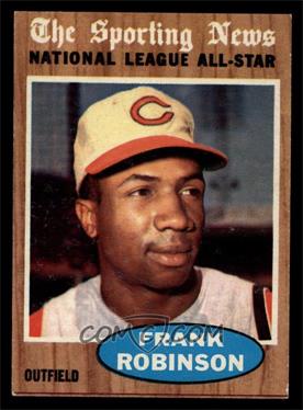 1962 Topps - [Base] #396 - Frank Robinson (All-Star) [EX]