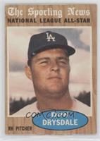 Don Drysdale (All-Star) [COMC RCR Poor]