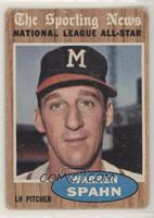 Warren Spahn (All-Star) [Good to VG‑EX]