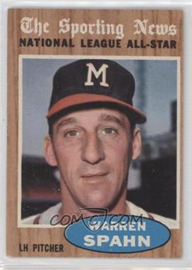 1962 Topps - [Base] #399 - Warren Spahn (All-Star)