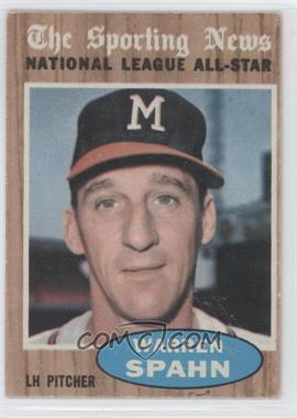 1962 Topps - [Base] #399 - Warren Spahn (All-Star) [Noted]