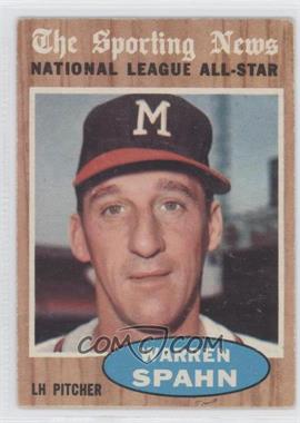 1962 Topps - [Base] #399 - Warren Spahn (All-Star)