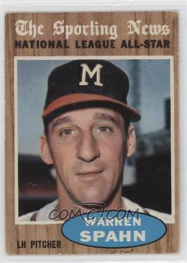 1962 Topps - [Base] #399 - Warren Spahn (All-Star)