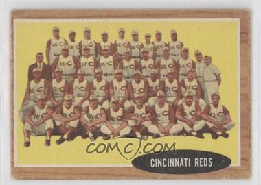 1962 Topps - [Base] #465 - Cincinati Reds Team