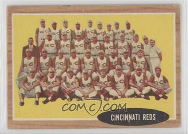 1962 Topps - [Base] #465 - Cincinati Reds Team