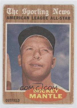 1962 Topps - [Base] #471 - Mickey Mantle (All-Star) [Good to VG‑EX]