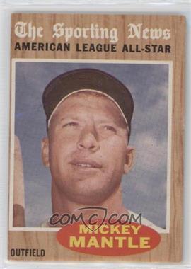 1962 Topps - [Base] #471 - Mickey Mantle (All-Star)