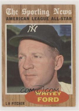 1962 Topps - [Base] #475 - Whitey Ford (All-Star)