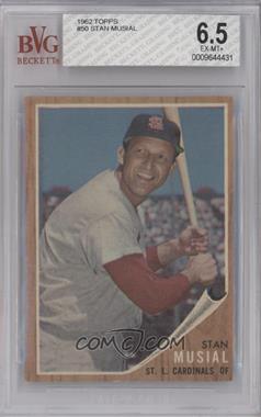 1962 Topps - [Base] #50 - Stan Musial [BVG 6.5 EX‑MT+]