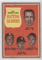 League Leaders - Norm Cash, Elston Howard, Al Kaline, Jim Piersall [Good t…