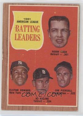 1962 Topps - [Base] #51 - League Leaders - Norm Cash, Elston Howard, Al Kaline, Jim Piersall