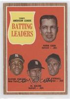 League Leaders - Norm Cash, Elston Howard, Al Kaline, Jim Piersall