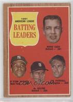 League Leaders - Norm Cash, Elston Howard, Al Kaline, Jim Piersall