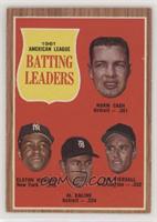 League Leaders - Norm Cash, Elston Howard, Al Kaline, Jim Piersall